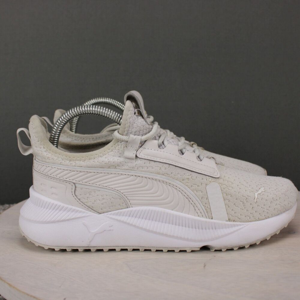 Puma Pacer Athletic Sneakers Lace Up Womens 7.5 Gray Mesh